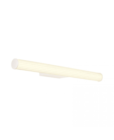 Iluminat decorativ - Aplică de perete LED, 12W, 3000K / 4000K, din sticlă, metal, aluminiu, alb nisipiu, IP44, Zambelis Lights 25456