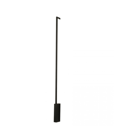 Aplice interior - Aplică de perete LED, 14W, 3000K, din metal, aluminiu, acril, negru nisipiu, Zambelis Lights 25322