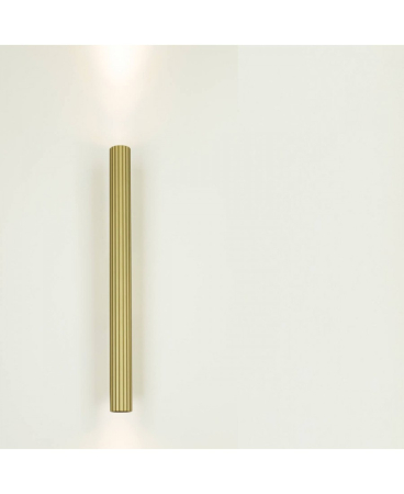 Aplice interior - Aplică de perete LED, 2 x 6W, 3000K, din metal, aluminiu, alamă, alamă, Zambelis Lights 25219