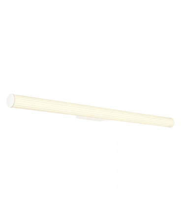 Iluminat decorativ - Aplică de perete LED, 20W, 3000K / 4000K, din sticlă, metal, aluminiu, alb nisipiu, IP45, Zambelis Lights 25457
