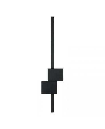 Aplice interior - Aplică de perete LED, 20W, 3000K, negru nisipiu, Zambelis Lights 25147