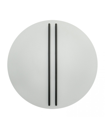 Aplice interior - Aplică de perete LED, 30W, 3000K, gri, negru mat, Zambelis Lights 2575