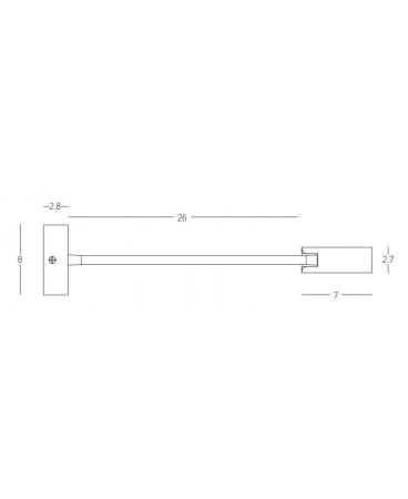 Aplice interior - Aplică de perete LED, 3W, 3000K, alb mat, Zambelis Lights 22050