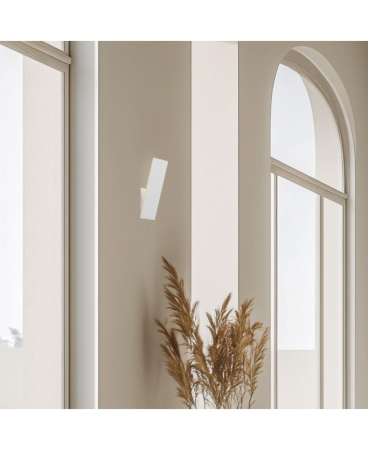 Aplice interior - Aplică de perete LED, 7W, din metal, alb, Zambelis Lights 16155