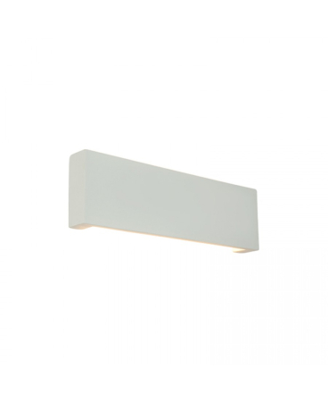 Aplice interior - Aplică de perete LED, 8,25W, 3000K, din ipsos, alb, Zambelis Lights 25380