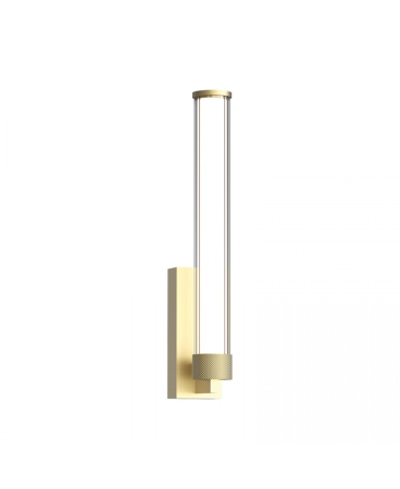 Aplice interior - Aplică de perete LED, 9W, 3000K, auriu periat, Zambelis Lights 25445
