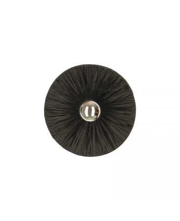 Iluminat decorativ - Aplică de perete, max. 20W, 1 x E27, din metal, ratan, negru, Zambelis Lights 25455
