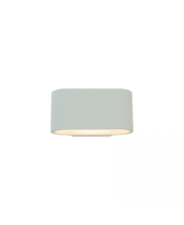 Aplice interior - Aplică de perete, max. 25W, 1 x G9, din ipsos, alb, Zambelis Lights 25382