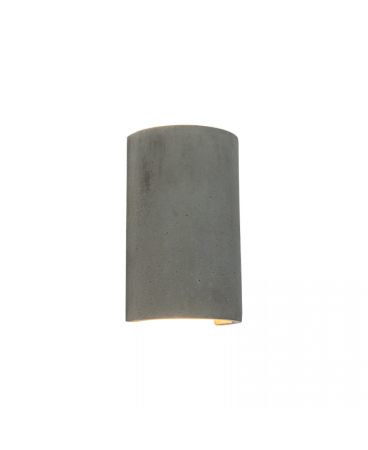 Aplice interior - Aplică de perete, max. 25W, 2 x G9, din beton, Zambelis Lights 25384