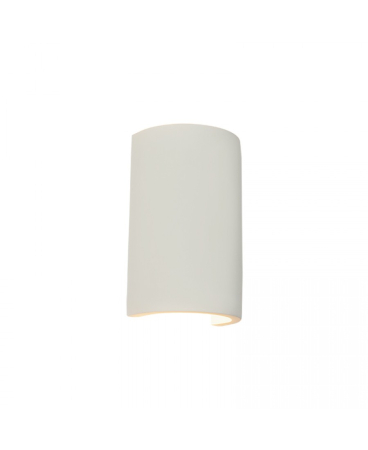 Aplice interior - Aplică de perete, max. 25W, 2 x G9, din ipsos, alb, Zambelis Lights 25383
