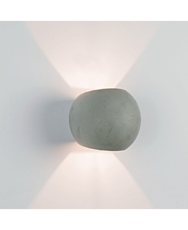 Aplice interior - Aplică de perete, max. 25W, G9, din beton, Zambelis Lights 180021