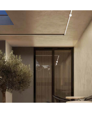 Iluminat exterior - Bandă LED pentru exterior, 10W, 3200K, din silicon, IP65, 48V, Zambelis Lights E386
