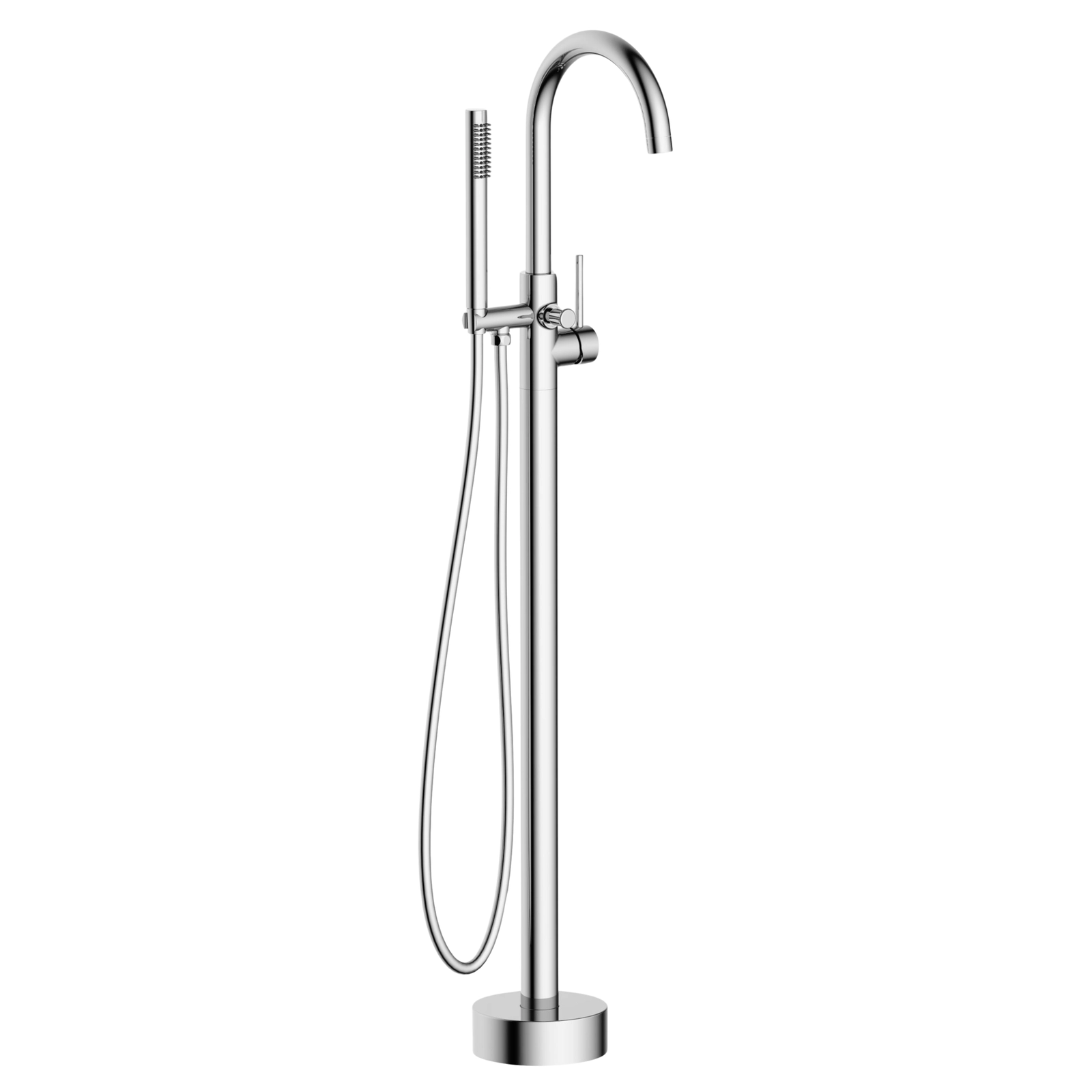 Baterii cada - Baterie cadă freestanding, cu coloană, Balneo CASCADE,  113x20.3 cm, crom