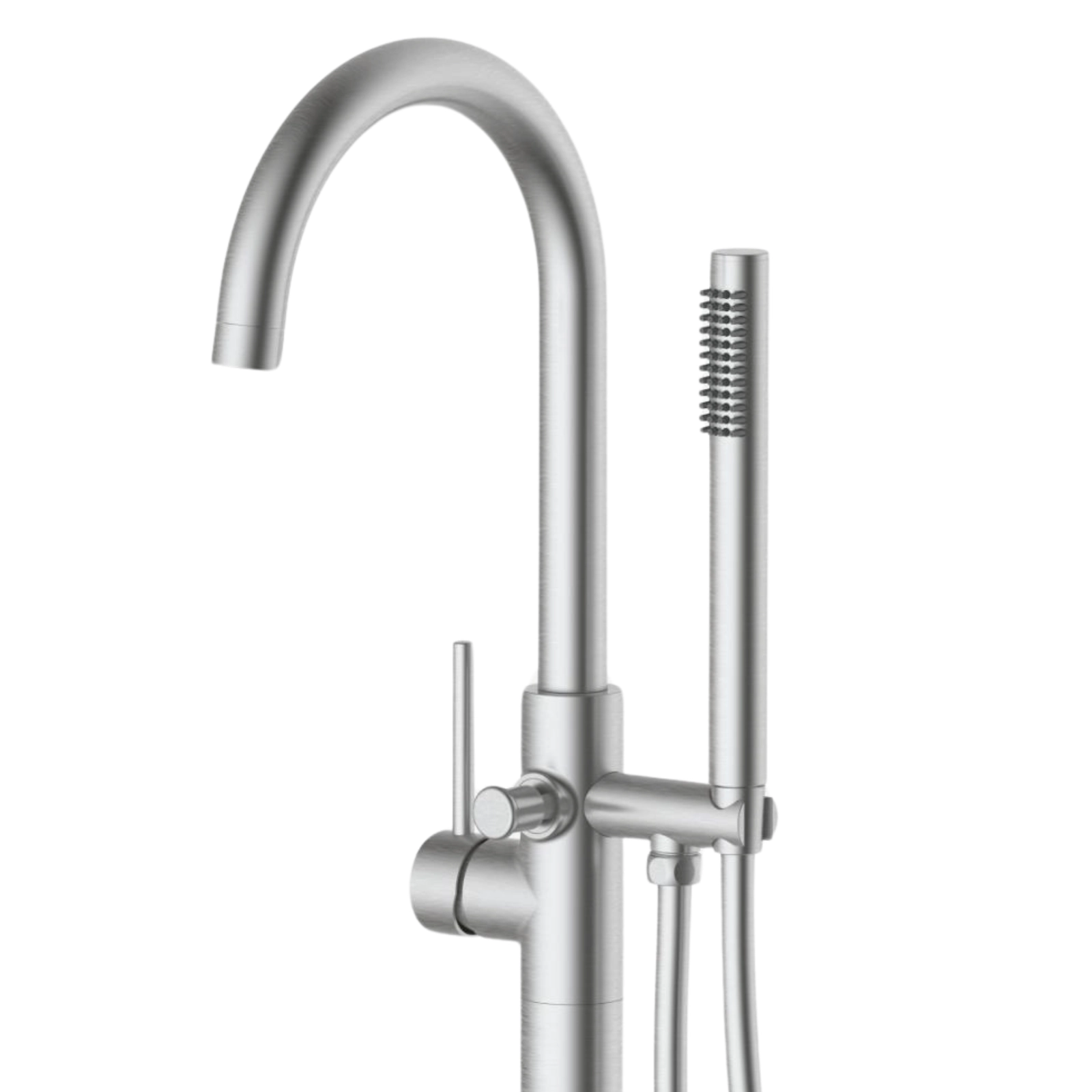 Baterie cadă freestanding, cu coloană, Balneo CASCADE,  113x20.3 cm, inox [3]