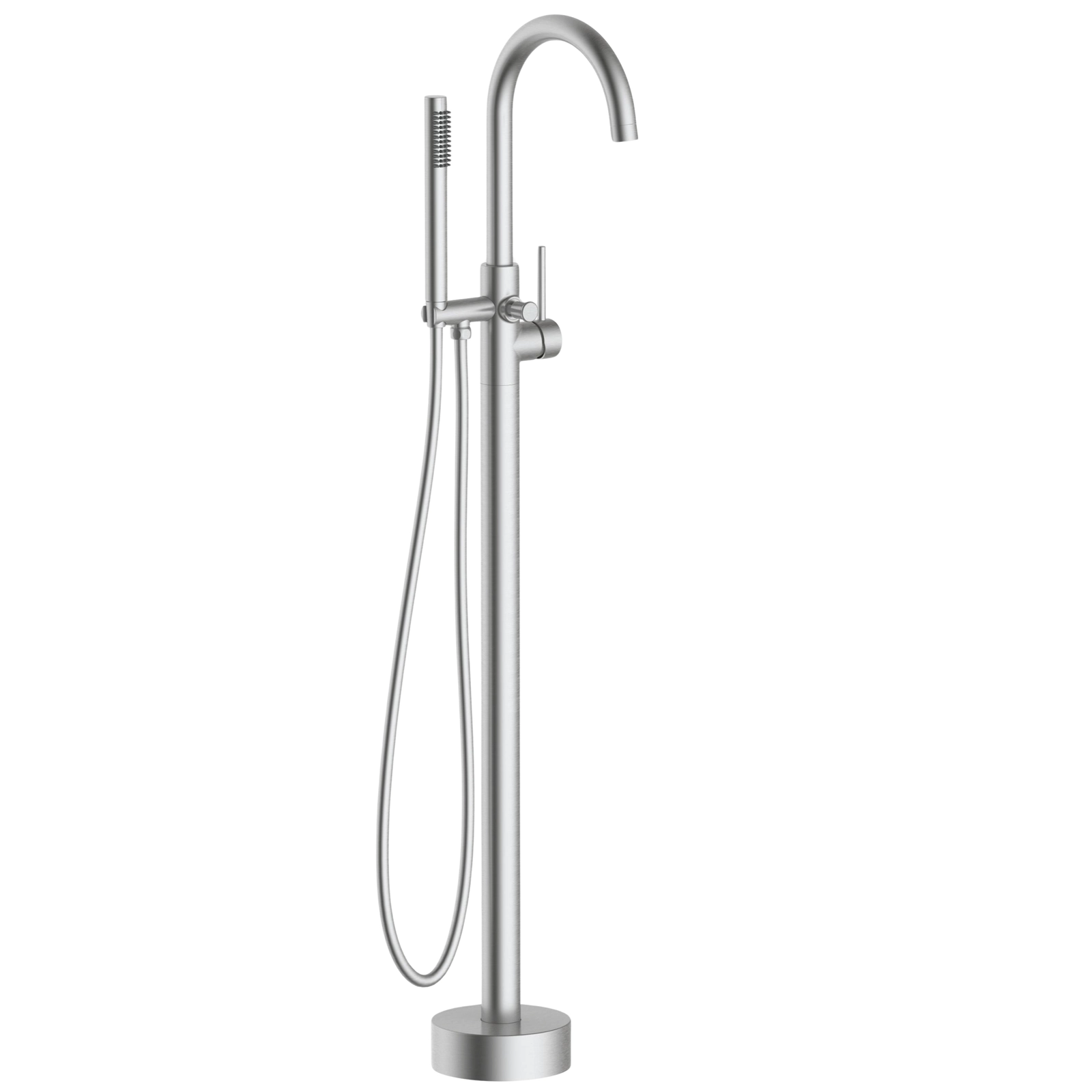 Baterii cada - Baterie cadă freestanding, cu coloană, Balneo CASCADE,  113x20.3 cm, inox