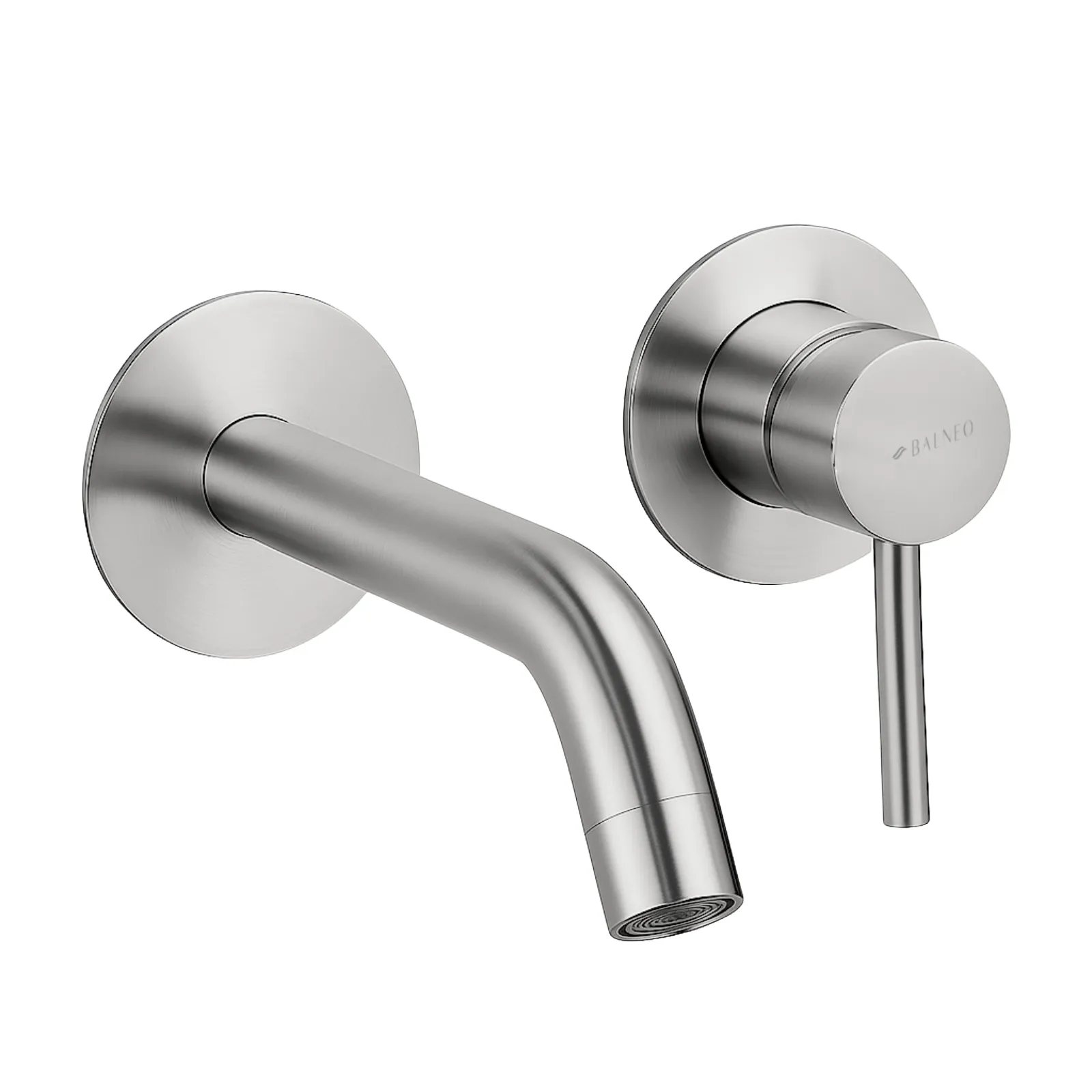 Baterii lavoar - Baterie lavoar compactă, încastrată, Balneo CASCADE, monocomandă, Inox