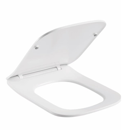 Capace WC - Capac WC cu închidere lentă Balneo LUGA Alb, 44.5x34 cm