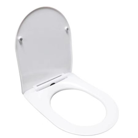 Capac WC cu închidere lentă LUNA/LUXA Alb, 42x36 cm [5]