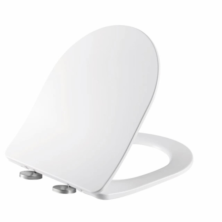 Capac WC cu închidere lentă LUNA/LUXA Alb, 42x36 cm [3]