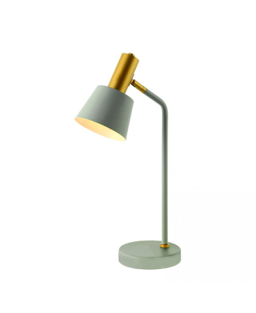 Lampi de masa - Lampă de masă, max. 25W, E14, din metal, auriu, gri, Zambelis Lights 20220