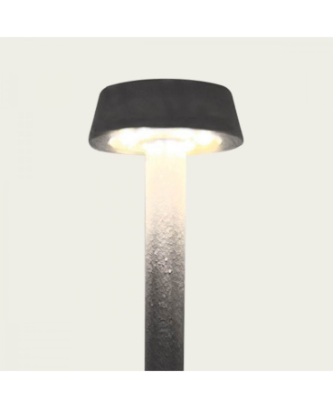 Iluminat exterior - Lampă de masă portabilă pentru exterior, 2W, 3000K, din aluminiu, negru, Zambelis Lights E399