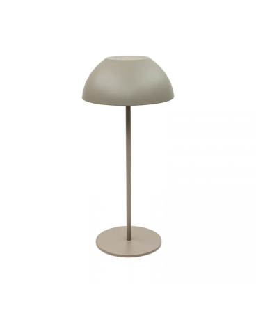 Iluminat exterior - Lampă de masă portabilă pentru exterior LED, 2W, 2700K, bej nisipiu, IP44, Zambelis Lights E487