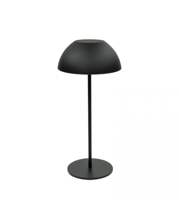 Iluminat exterior - Lampă de masă portabilă pentru exterior LED, 2W, 2700K, negru nisipiu, IP44, Zambelis Lights E485