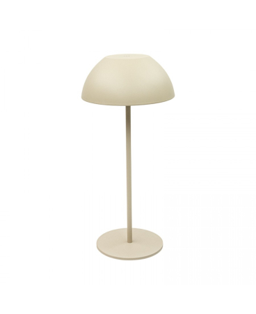 Iluminat exterior - Lampă de masă portabilă pentru exterior LED, 2W, 2700K, nisipiu, IP44, Zambelis Lights E486