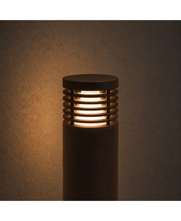 Lampi de podea exterior - Lampă de podea pentru exterior LED, 10W, 3000K, din aluminiu, grafit, Zambelis Lights E345