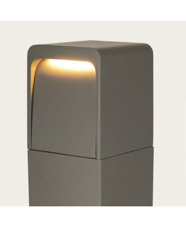 Lampi de podea exterior - Lampă de podea pentru exterior LED, 13W, 3000K, din aluminiu, grafit, Zambelis Lights E351