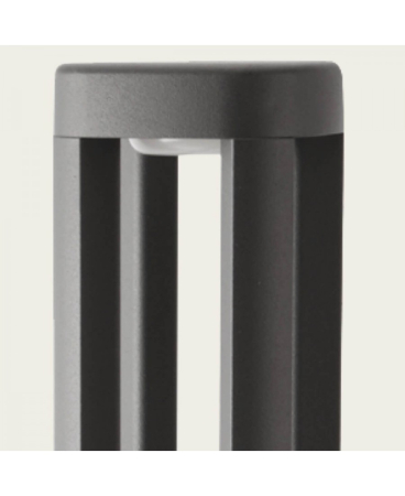 Lampi de podea exterior - Lampă de podea pentru exterior LED, 7W, 3000K, din aluminiu, grafit, Zambelis Lights E355