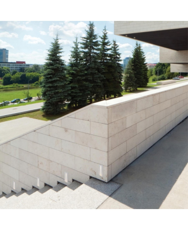 Iluminat exterior - Lampă pentru trepte LED, 3W, 3000K, din aluminiu, alb, Zambelis Lights E322