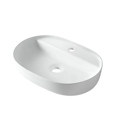 Lavoare - Lavoar pe blat Balneo Alvio, Ceramică albă, 61,5x41,5 cm