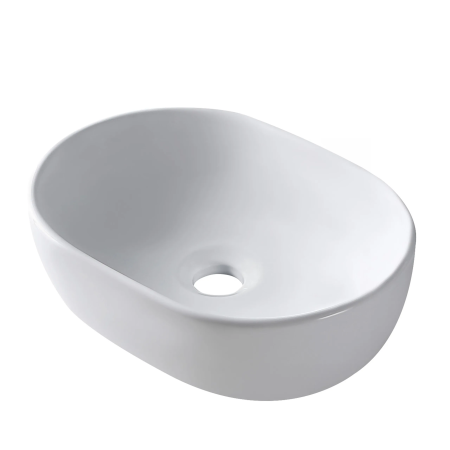 Lavoare - Lavoar pe blat Balneo Fiora, Ceramică albă, 48x35 cm