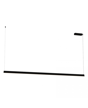 Lustre si pendule - Lustră liniară LED, 42W, 3000K, negru nisipiu, Zambelis Lights 2558