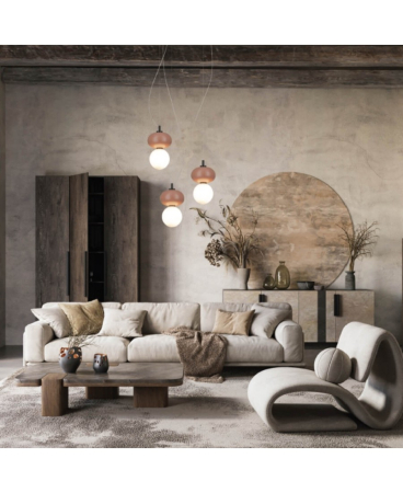Iluminat decorativ - Modul pentru sistem de iluminat Plug & Play, din ceramică, negru, roz, Zambelis Lights 25110