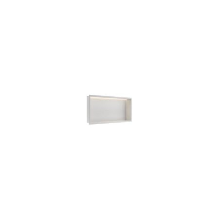 Raft încastrat Balneo Wall-Box One, 60x30x10 cm, Alb cu LED [1]