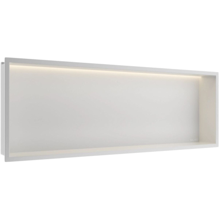 Raft încastrat Balneo Wall-Box One, 90x30x10 cm, Alb cu LED [2]