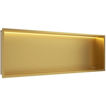 Raft încastrat Balneo Wall-Box One, 90x30x10 cm, Auriu cu LED [2]