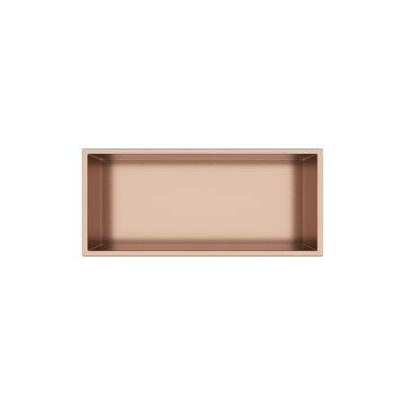 Mobilier baie - Raft incastrat Balneo Wall-Box, nisa de dus, cupru periat, 45x20x10 cm