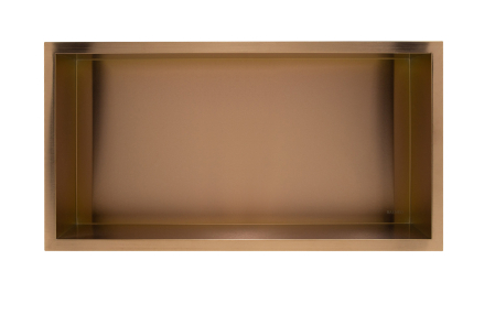 Raft incastrat Balneo Wall-Box, nisa de dus, cupru periat, 60x30x7 cm [1]
