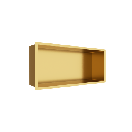 Raft incastrat Balneo Wall-Box, nisa de dus, auriu periat, 45x20x10 cm [3]