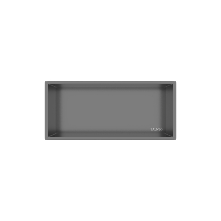 Mobilier - Raft incastrat Balneo Wall-Box One, nisa de dus, Gun Metal periat, 45x20x10 cm