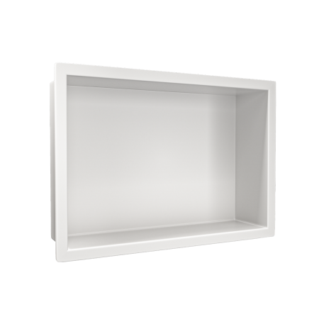 Raft incastrat Balneo Wall-Box, nisa de dus, alb mat, 30 x 20 x 10 cm [3]