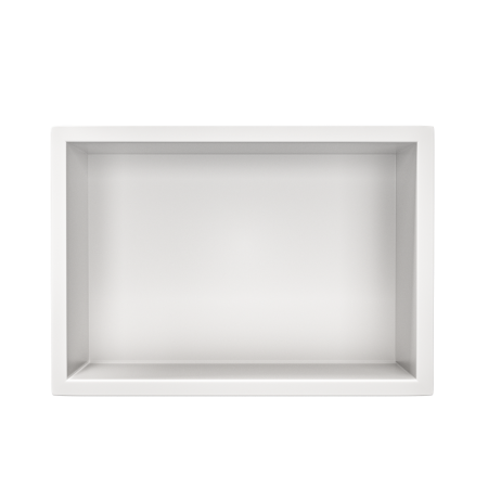 Rafturi incastrate - Raft incastrat Balneo Wall-Box, nisa de dus, alb mat, 30 x 20 x 10 cm