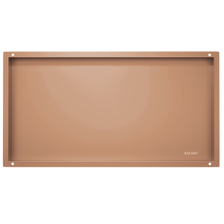 Mobilier - Raft incastrat Balneo Wall-Box, nisa de dus, cupru, fara rama, 60x30x10 cm