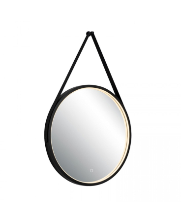 Iluminat decorativ - Oglindă cu iluminare LED, 15W, 3000K / 4000K, negru mat, IP44, Zambelis Lights 25387