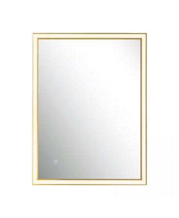 Iluminat decorativ - Oglindă cu iluminare LED, 23W, 3000K / 4000K, auriu anodizat, IP44, Zambelis Lights 25393