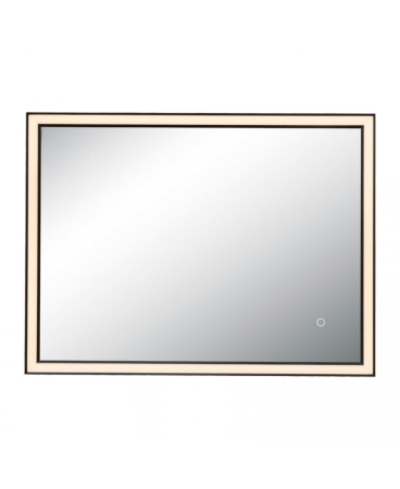 Iluminat decorativ - Oglindă cu iluminare LED, 23W, 3000K / 4000K, negru mat, IP44, Zambelis Lights 25392