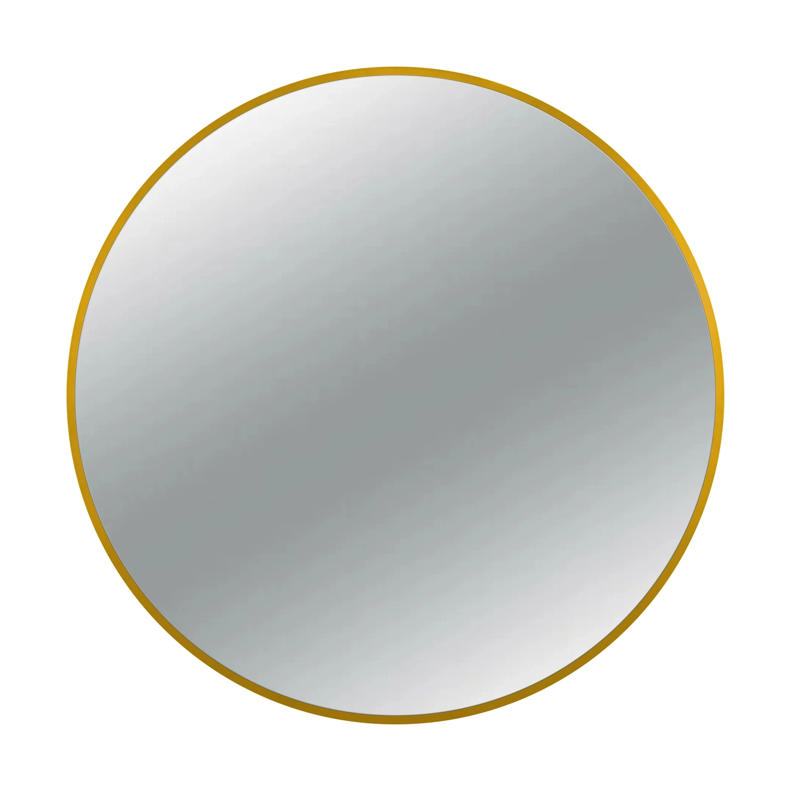 Oglinzi - Oglindă rotundă de perete CORINA cu ramă aurie Ø 60 cm